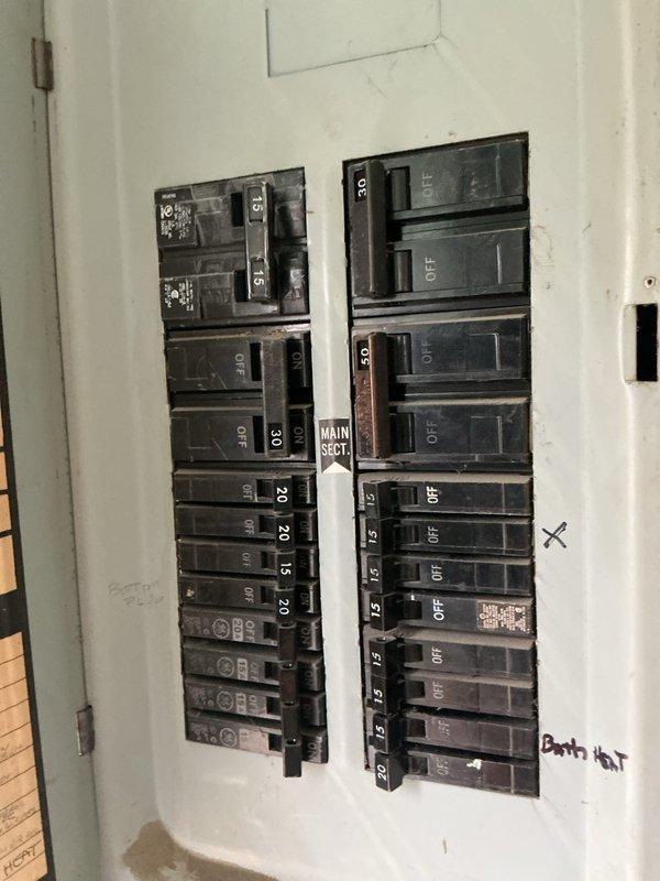 Conducted on-site evaluation for new generator installation at residential property. Assessed existing 200A electrical panel to determine generator integration requirements. Documented utility meter configuration on exterior blue siding for proper placement of transfer switch and service connection. Customer is interested in promotional generator package as advertised online.