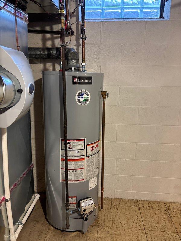 Completed HVAC system installation including a 90,000 BTU furnace (rotated 90 degrees) and 3-ton AC unit (relocated). System was previously charged with nitrogen; pulled vacuum and commissioned AC operation. Installation included S40 thermostat, 600M filter, APCO UV air purifier, and humidifier. New electrical circuit installed with permits secured for mechanical and electrical work.