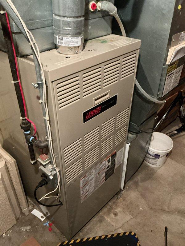 Responded to emergency service call for Lennox furnace. Diagnosed faulty gas valve causing operational issues. Replacement gas valve acquired under PO: 1295952-001; installed and tested system for proper functionality, ensuring all electrical connections were secure and properly wired.