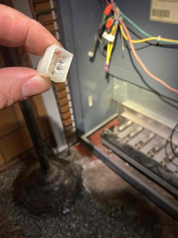 Responded to no-heat call for 5-year-old boiler that was completely non-operational. Inspection revealed loose electrical connector at the control board terminal which had become disconnected. Reconnected terminal properly, tested system operation, and confirmed boiler now functioning correctly.