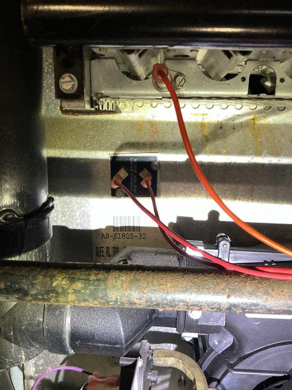 Replaced faulty high limit switch on HVAC system after diagnosing system failure. Inspected and verified proper operation of motor components and electrical connections throughout the unit. All components now functioning within normal parameters with proper safety controls restored.