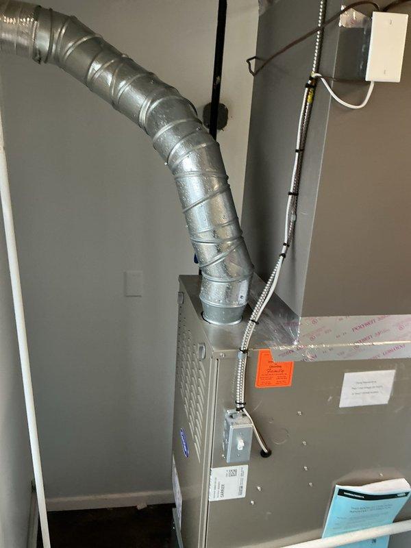 Responded to reported gas leak at commercial property with two furnace units (York Plus 90 model and standard HVAC system) located in utility room and near back door. Upon inspection, confirmed DTE's findings of gas leak, performed comprehensive diagnostics, and completed necessary repairs to eliminate the gas leak hazard. Both units were tested for proper operation and safety before returning system to service.