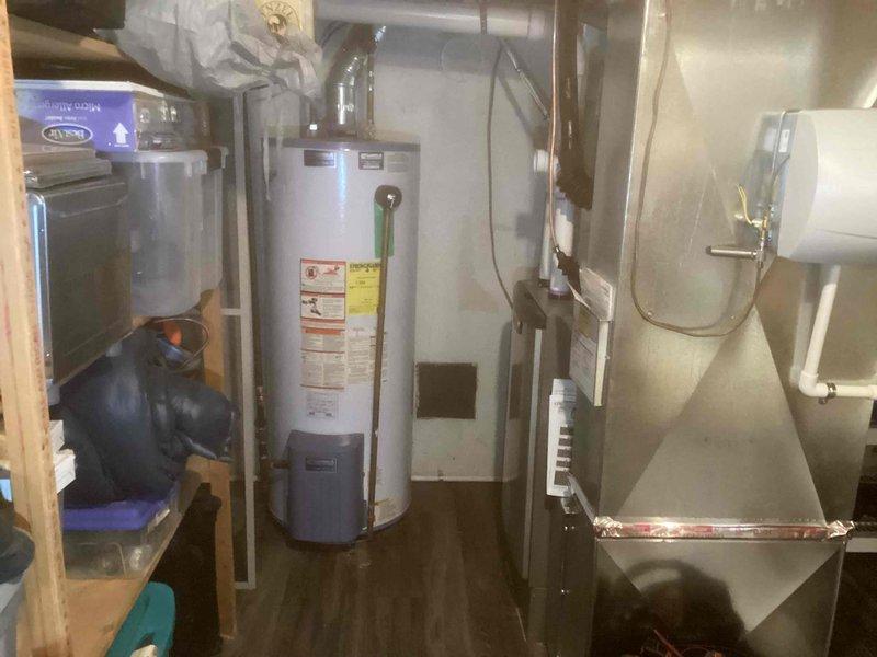 Completed Gold Furnace Inspection on 1-year-old forced air system located in basement. Unit is functioning properly with no operational issues observed. Visual inspection of furnace, ductwork, and connections revealed system is in excellent condition with proper installation and ventilation.
