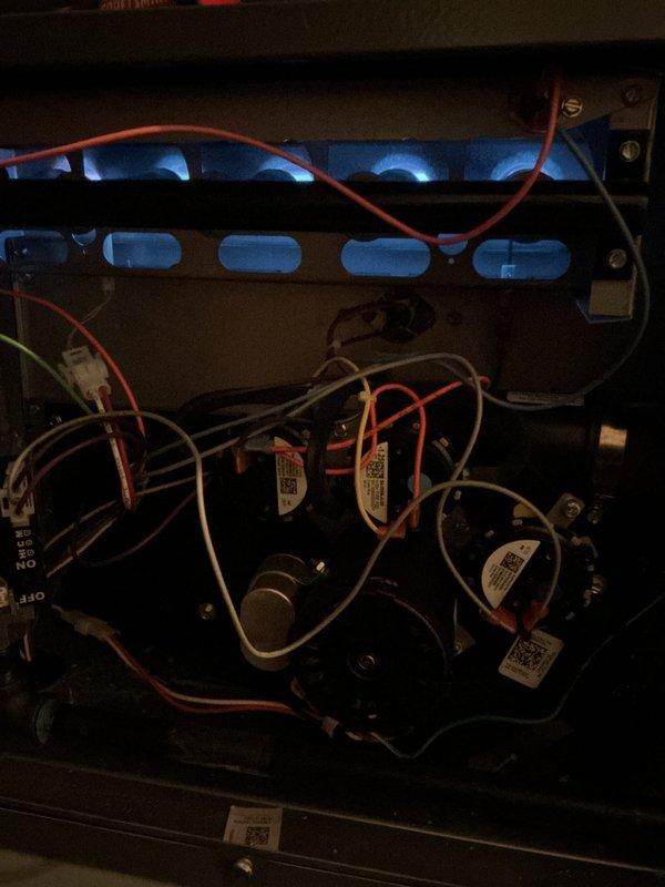Performed routine NSP furnace inspection on a 2-year-old unit as part of active maintenance plan. Inspected interior components including circuit boards, wiring connections, and electronic controls. Diagnosed and resolved Nest thermostat connectivity issue by verifying proper wiring configuration and testing system operation.