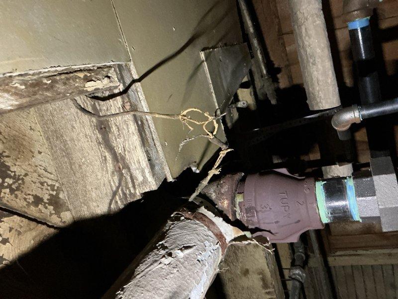 Responded to a warranty recall for a 5-month old furnace not producing heat. Inspected electrical connections at junction box and identified loose wiring connections. Secured all wire nuts properly and verified proper voltage to unit. Tested system operation after repair and confirmed furnace is now functioning correctly with proper heat output.