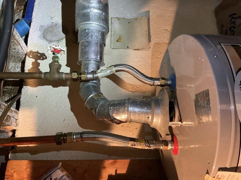 Diagnosed and serviced a tanked water heater that was experiencing pilot light failure with a high temperature shutdown error. Inspected the complete water heating system, including supply lines, shutoff valves, ventilation pipe, and associated plumbing components. Successfully restored proper operation by addressing the temperature control issue and ensuring the pilot light was functioning correctly.