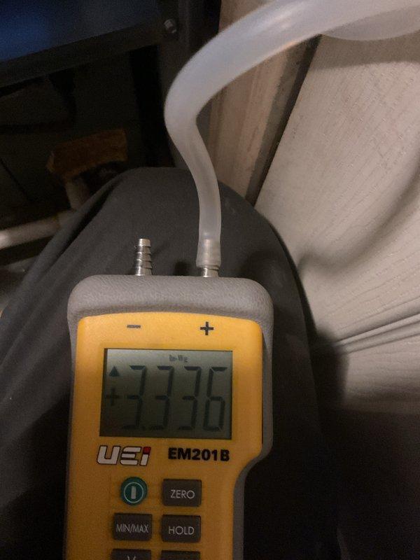 Successfully installed a 70,000 BTU counterflow furnace with proper mechanical and electrical connections. Completed system testing with differential pressure measurements to verify proper operation. All drainage and venting lines were properly installed with PVC piping according to code requirements.