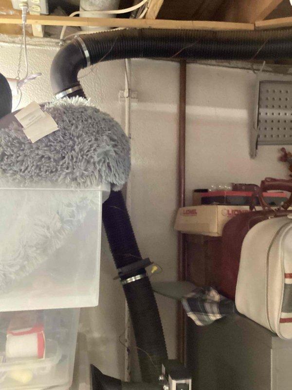 Conducted a full system HVAC estimate for a potential residential installation, including evaluation of existing ductwork and attic access points. Inspected the current basement utility area containing the air handler unit with its insulation and flexible duct connections, and assessed space requirements for the requested whole-house generator installation.