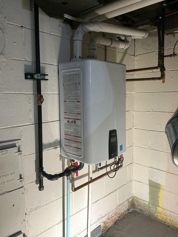 Performed a comprehensive tankless water heater flush service on a wall-mounted unit. Removed and cleaned the inlet filter screen, which contained significant debris accumulation. System was successfully flushed to remove mineral deposits, restoring optimal performance and efficiency.