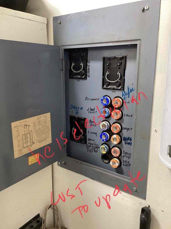 Performed comprehensive evaluation of aging HVAC system (10+ years old) for full replacement quote. Inspected existing outdoor AC unit showing significant weathering and dirt accumulation on exterior components. Examined electrical panel to assess current capacity and wiring configuration for compatibility with new equipment. Customer interested in financing options for complete furnace and air conditioning system replacement.