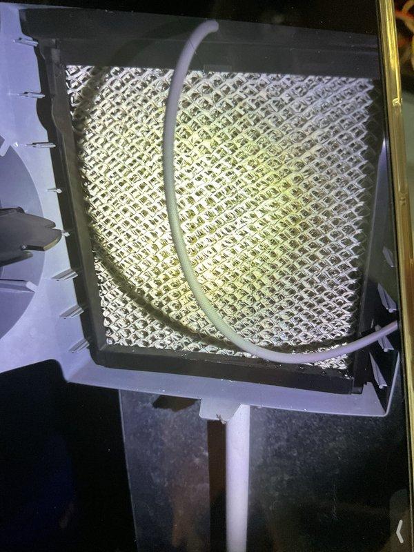 Completed Gold Furnace Inspection on a 4-year-old unit located in basement. Inspected air filter condition, noting proper installation of diamond-patterned mesh filter. Observed A.O. Smith Signature 100 water heater with minor mineral deposits at connection points; all copper pipes and venting appeared to be functioning normally.