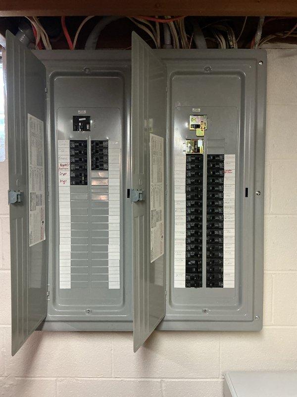 Conducted diagnostic assessment on 10-year-old furnace with failing control board, which was causing fan to operate only on low speed. System still maintained heating/cooling functionality despite the issue. Documented electrical panels and HVAC installation in basement for replacement estimate. Recommended control board replacement due to age of unit and ongoing performance limitations.