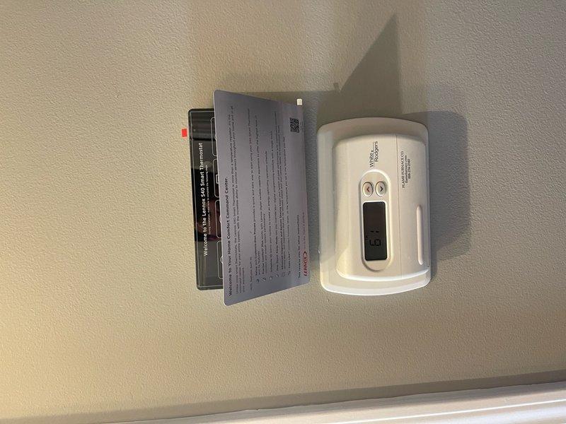 Completed installation of 70,000 BTU S40 furnace with 500M humidifier and reconnected existing pump. Installed new digital thermostat with proper electrical connections and provided operational documentation to customer. All necessary mechanical and electrical permits were obtained for the installation.