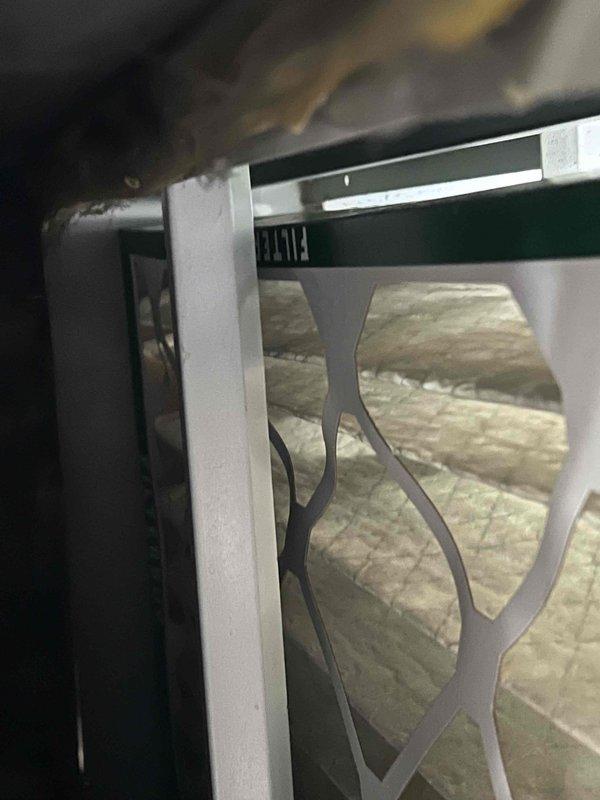 Responded to no-heat call for 20-year-old furnace located in basement. Upon inspection, found filter housing components intact but requiring maintenance. Performed system diagnostics, cleaned critical components, and restored proper heat function to aging unit.