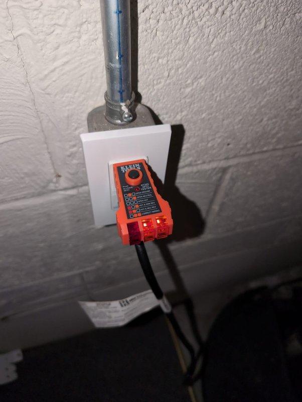 Performed comprehensive inspection of residential property to assess GFI outlet requirements. Utilized Klein voltage tester to evaluate multiple outlets throughout the home, identifying areas requiring code-compliant GFI protection. Provided homeowner with recommendations for necessary electrical safety upgrades to ensure compliance with current electrical codes.