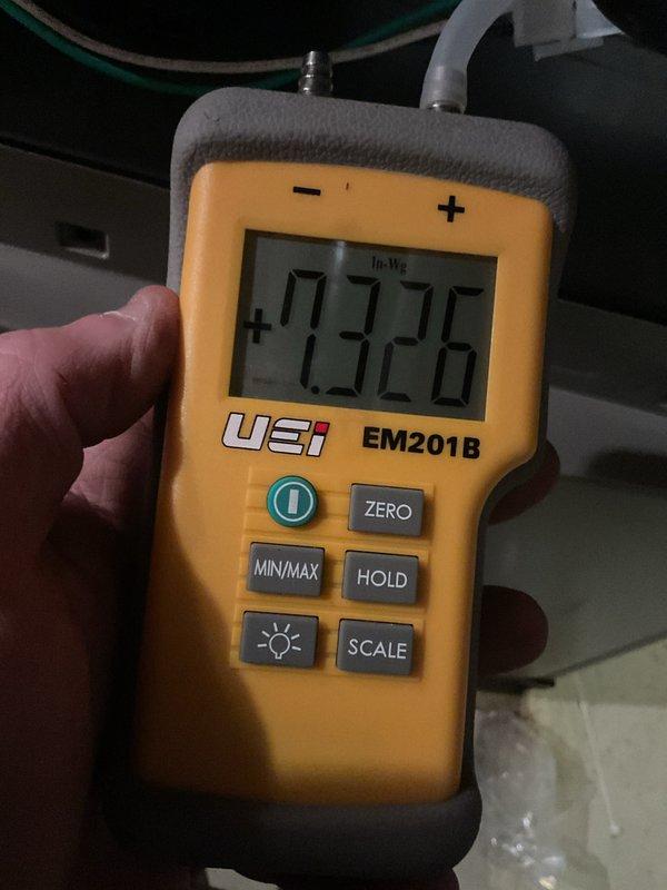 Completed full HVAC system installation including a 90,000 BTU furnace, hot water heater, and humidifier with all necessary reconnections. Obtained mechanical permits prior to installation and performed all work to code specifications. Verified proper system operation with pressure diagnostics measuring -0.326 inches of water gauge, confirmed all control wiring connections including Resideo components, and ensured all equipment was functioning within manufacturer specifications upon completion.