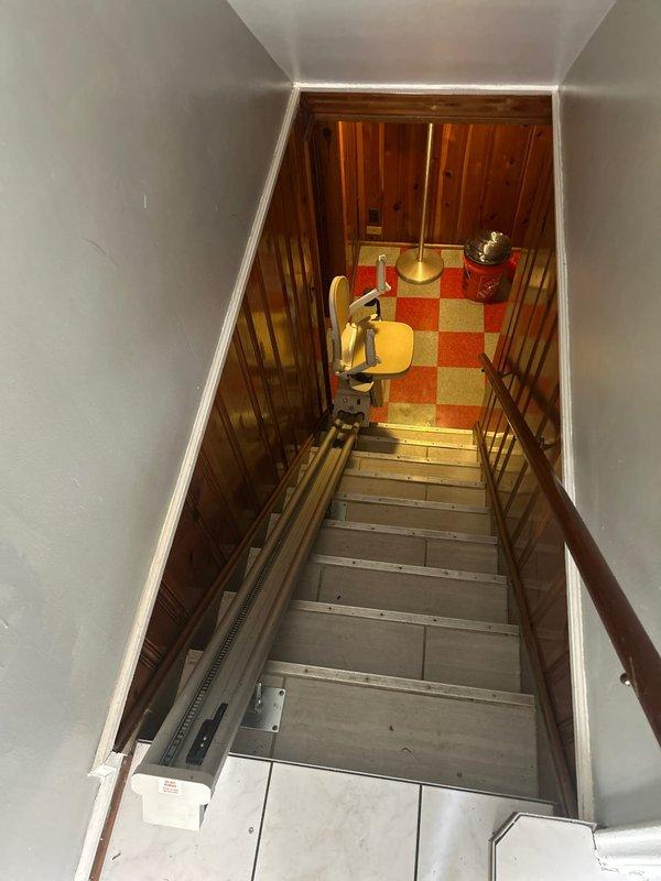 Successfully completed installation of a Lennox 70,000 BTU gas furnace in basement location, including all mechanical and electrical connections. Installation included proper venting with PVC intake and exhaust piping, flue liner installation, condensate drainage system with pump, and reconnection of existing ductwork to new unit. All components tested and system operational upon completion.