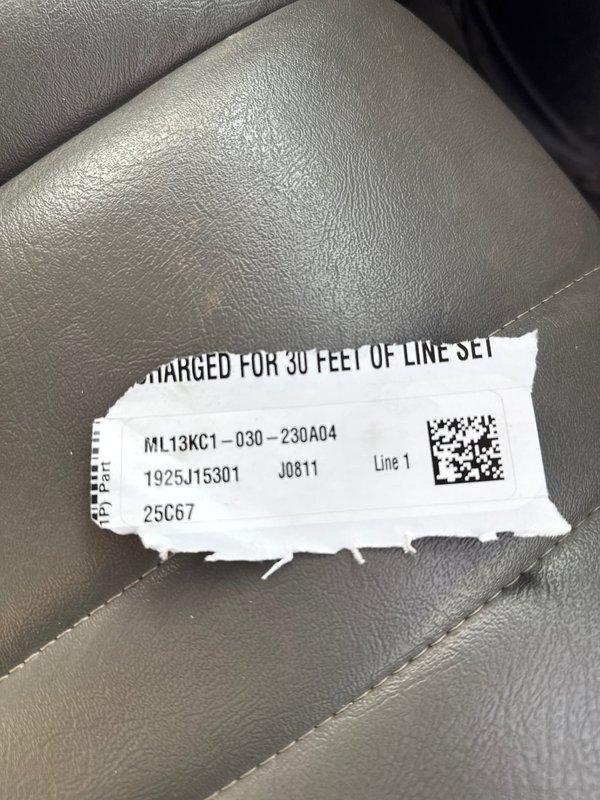 Completed installation of 2.5 ton A/C system with evaporator coil, including rear discharge configuration and line set reconnection. Mechanical, electrical, and air conditioning permits were requested and installation was performed per manufacturer specifications, with all equipment properly labeled and documented.