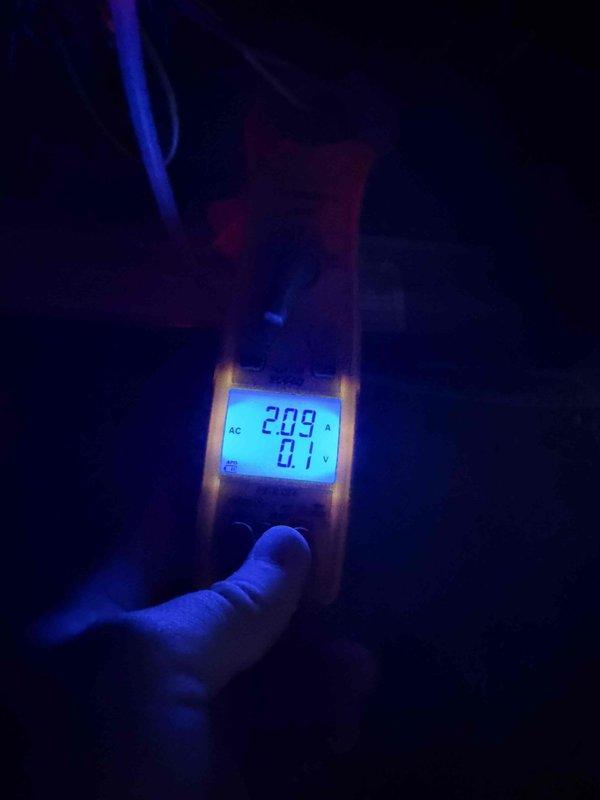 Responded to callback for furnace blowing cold air in basement installation. Upon arrival, performed diagnostic testing using digital multimeter to check electrical components and combustion analyzer to verify system operation. Testing revealed system malfunction causing loss of heat. Completed necessary repairs to restore proper heating function and verified unit operating within manufacturer specifications with correct amperage and voltage readings.