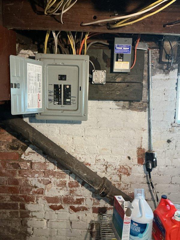 Conducted on-site assessment for new mini-split installation at residential property currently without HVAC system. Evaluated placement requirements for three indoor air handling units across two floors, including one first-floor location and two second-floor locations. Inspected existing electrical infrastructure at main breaker panel to determine capacity and necessary electrical upgrades for multi-zone mini-split system installation.