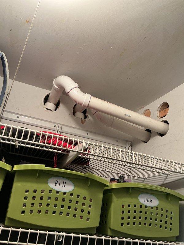 Responded to warranty service call for newly installed boiler system experiencing fluid accumulation in vent pipe and reduced water pressure. Upon inspection, identified improper PVC venting termination and configuration issues on exterior brick wall. Corrected boiler exhaust and intake venting system by installing 2" PVC pipe and 90-degree elbow fittings to achieve proper termination height and positioning. Verified proper condensate drainage, restored adequate system water pressure, and confirmed all venting meets manufacturer specifications and code requirements for safe operation.