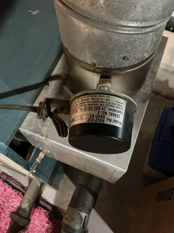 Responded to service call for boiler with pilot light that would not remain lit. Performed diagnostic evaluation on basement-located unit over 10 years old and identified faulty vent damper as root cause of pilot failure. Ordered replacement vent damper for installation upon arrival at shop.