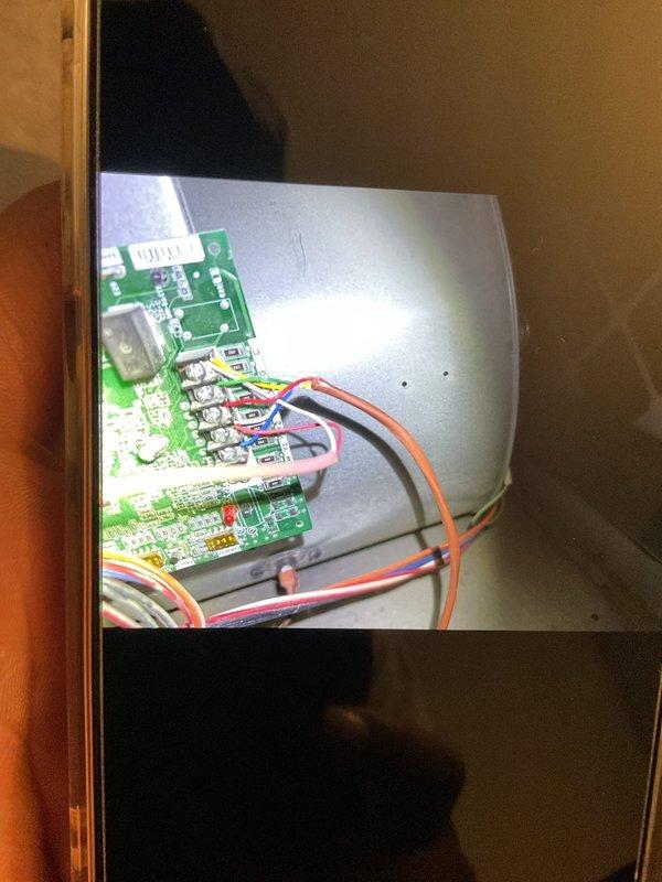Responded to a service call for a furnace in the basement that was running continuously despite the thermostat being turned off. Performed diagnostic evaluation of the control board and low-voltage wiring system. Inspected circuit boards, terminal connections, and thermostat control wiring to identify the malfunction causing the unit to ignore thermostat commands.