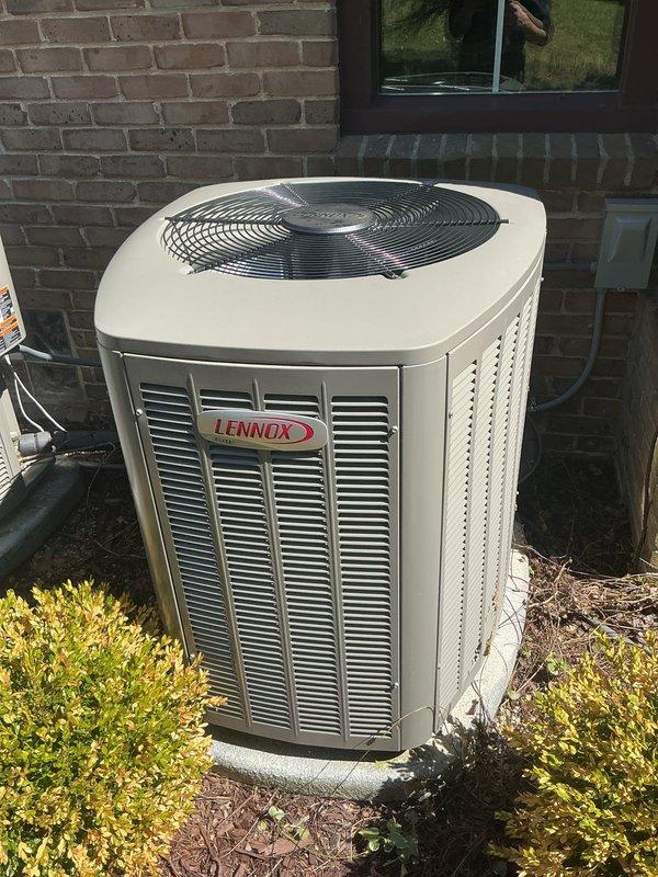 Completed comprehensive Gold AC Inspection on two residential HVAC systems, including a 5-year-old Lennox condenser unit located on exterior concrete pad. Performed full tune-up protocol on both systems, including coil cleaning, refrigerant level verification, electrical connection inspection, and airflow assessment. Replaced furnace filters and fresh air filters per customer request, ensuring optimal system performance and indoor air quality for the upcoming cooling season.