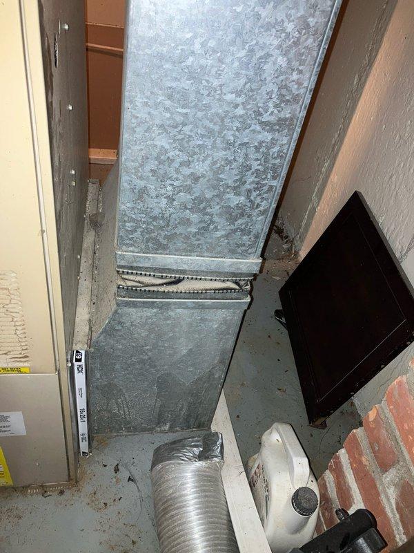 Completed comprehensive HVAC system estimate for full replacement of aging equipment including 7-10 year old furnace, 20 year old hot water tank, and air conditioning system. Evaluated existing ductwork configuration, thermostat functionality, and mechanical room layout to provide accurate quote for complete system installation scheduled for December 2nd timeframe.