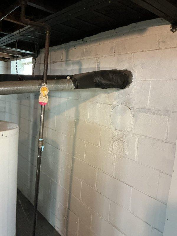 Responded to no hot water complaint at residential property with 7-8 year old tanked water heater located in basement. Upon inspection, identified failed gas control valve preventing burner operation. Replaced defective gas control valve, purged air from gas line, and verified proper ignition sequence. Tested hot water delivery throughout home and confirmed full restoration of domestic hot water supply to all fixtures.