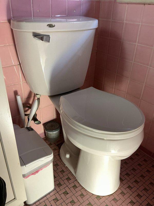 Completed comprehensive whole-home plumbing inspection of residential property. Examined all accessible plumbing fixtures, water supply lines, and drainage systems throughout the dwelling, including detailed assessment of bathroom facilities featuring walk-in accessible bathtub with grab bars, handheld shower assembly, standard two-piece toilet with visible copper supply lines, and tile surroundings. All fixtures and connections were visually inspected for proper operation, leaks, water pressure, and code compliance, with photographic documentation captured for homeowner records.