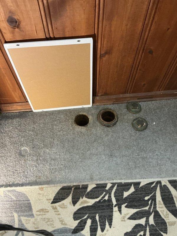 Responded to basement drain backup in 1950s-era home where issue had occurred once in the previous 24 hours. Upon inspection, confirmed the problem was isolated to the basement drain system. Accessed floor drain fixtures, removed accumulated debris and blockage material from drain openings, and cleared the obstruction to restore proper drainage flow.