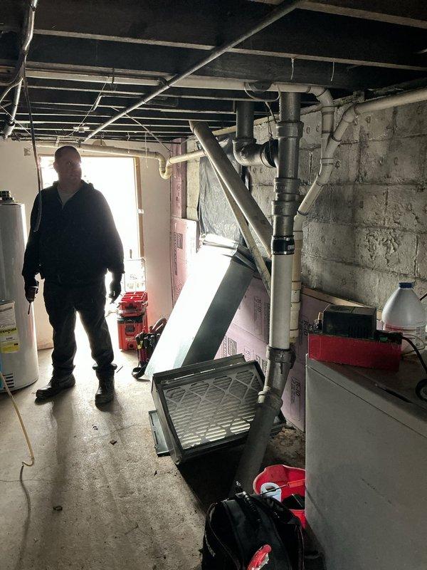 Responded to leak investigation and completed stack rebuild, toilet, and flange repair per approved estimate. Rebuilt plumbing stack system, replaced toilet flange, and reinstalled toilet assembly to resolve water leak issue. Verified all connections were properly sealed, tested system for leaks, and confirmed water supply was functioning correctly upon completion.