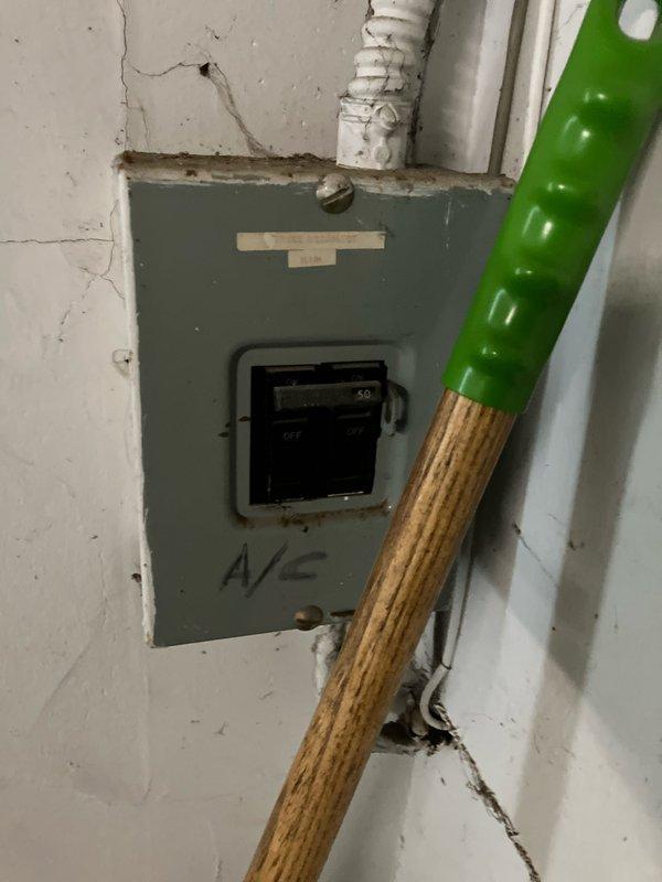 Completed estimate for replacement of existing furnace in residential condo utility room with new Lennox 100,000 BTU unit. Assessed current system, including Emerson digital thermostat and electrical disconnect panel, documented equipment conditions and specifications, and provided quote for complete furnace replacement installation.