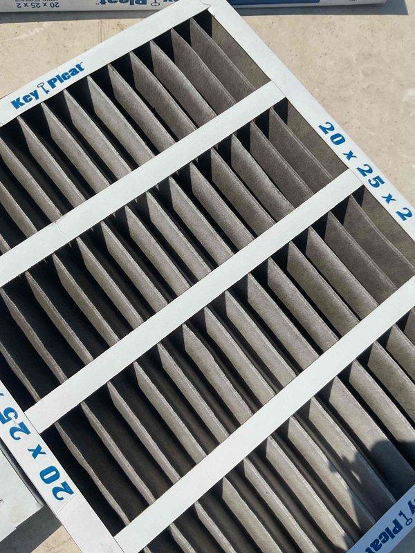 Responded to no-heat call on 10+ year old rooftop unit that would not turn on despite thermostat having power. Replaced flame sensor and installed new 20x25x2 air filters to restore proper operation. Unit tested and confirmed operational upon completion.