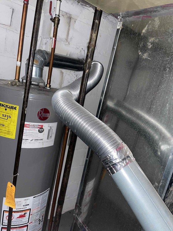 Completed on-site assessment for air conditioning replacement estimate at residential property with basement installation location. Evaluated existing HVAC infrastructure, ductwork configuration, and electrical service capacity to determine requirements for new AC system installation compatible with existing natural gas furnace. Documented current equipment layout, ventilation pathways, and mechanical room conditions to prepare comprehensive replacement proposal.