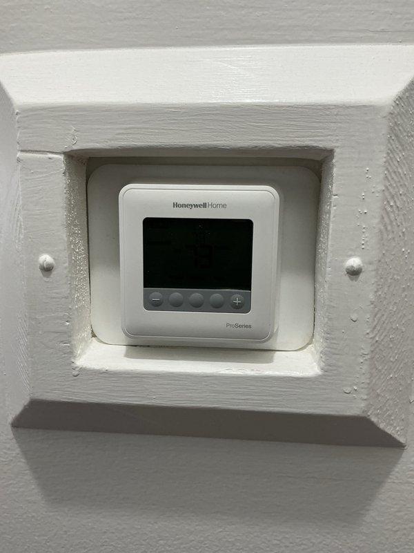 Performed system start-up on newly installed air conditioning system with basement evaporator coil. Verified proper refrigerant charge, tested thermostat operation and system controls, confirmed adequate airflow through coil, and ensured outdoor condensing unit was functioning correctly with no abnormal sounds or vibrations. System is operational and cooling properly.