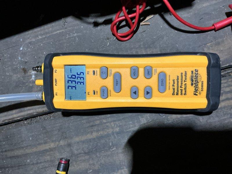 Responded to no heat call for attic-mounted furnace unable to maintain temperature above 68 degrees. Upon inspection, performed diagnostic testing of electrical components and control circuits using digital multimeter. Identified issue with heating relay and associated control wiring. Tested voltage readings across multiple connection points to verify proper system operation. Inspected furnace cabinet interior, control board connections, and thermostat wiring to ensure all components functioning correctly. System restored to proper operation with unit now achieving desired temperature setpoint.