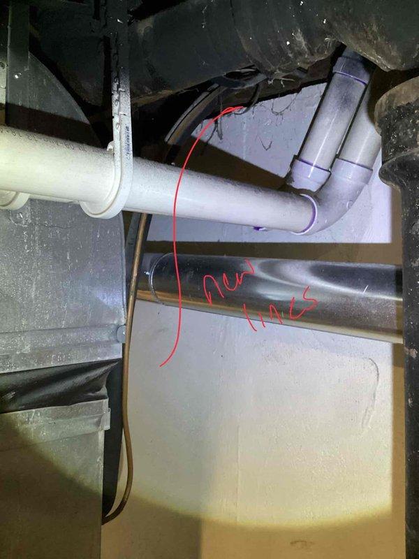 Conducted comprehensive site evaluation for replacement of eighteen-year-old outdoor air conditioning unit. Inspected existing HVAC infrastructure including attic ductwork, condensate drain lines, and air handler components to assess compatibility requirements for new system installation. Documented current equipment configuration, PVC drainage routing, and mechanical connections to provide accurate replacement estimate and identify any necessary modifications for proper installation of new AC unit.