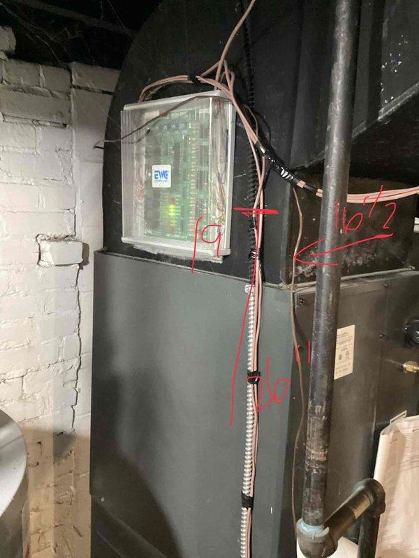 Conducted on-site assessment for AC condenser relocation project from rear of property to side yard location. Evaluated existing electrical disconnect, refrigerant line routing, and condensate drain configuration to determine scope of work required for complete unit repositioning. Documented current indoor air handler and furnace installation in basement mechanical room, noting existing ductwork layout and electrical connections that will remain unaffected by exterior condenser relocation. Provided comprehensive estimate for disconnect and reconnection of refrigerant lines, electrical service, and all associated components necessary to safely relocate outdoor condensing unit to proposed side yard location while maintaining system integrity and code compliance.