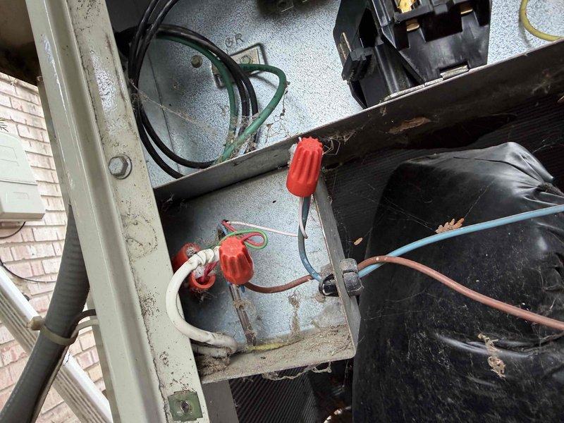 Responded to air conditioning system not cooling adequately. Performed diagnostic assessment of outdoor condensing unit experiencing reduced cooling capacity, similar to service required previous year. Inspected refrigerant lines, electrical connections, and capacitor. System evaluated for refrigerant charge levels and potential leak points. Unit operational following service completion.