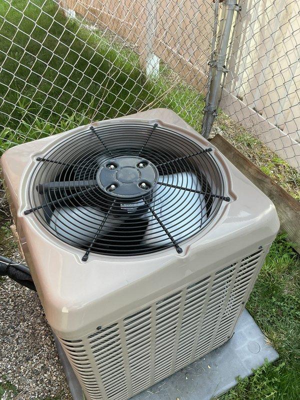 Completed comprehensive furnace and air conditioning inspection on 4-year-old residential HVAC system located in basement. Performed thorough examination of outdoor condenser unit, verifying proper fan operation, cabinet integrity, and adequate clearance for airflow. Inspected indoor furnace components, humidifier system, thermostat functionality, and hot water tank. All equipment found operating within normal parameters with no immediate service needs identified. System demonstrated proper cycling and temperature control throughout inspection process.
