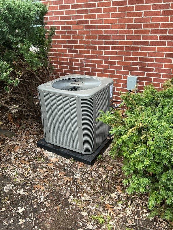 Completed initial startup and commissioning of newly installed air conditioning system at rear of residence. Charged system with proper refrigerant levels using manifold gauges, verified pressures and temperatures met manufacturer specifications, and activated unit for first operational cycle. Confirmed proper airflow, electrical connections, and system functionality with successful startup.