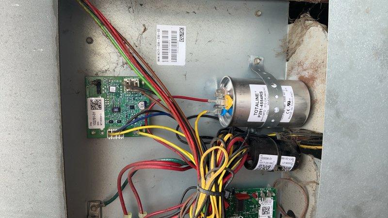Completed comprehensive tune-up on 15-year-old air conditioning system with air handler located in basement. Performed thorough inspection of blower motor assembly, control boards, capacitors, and all electrical connections; cleaned accumulated dust and debris from equipment housing and components. All systems tested and verified operational with proper voltage readings and airflow; unit running within manufacturer specifications at time of service completion.