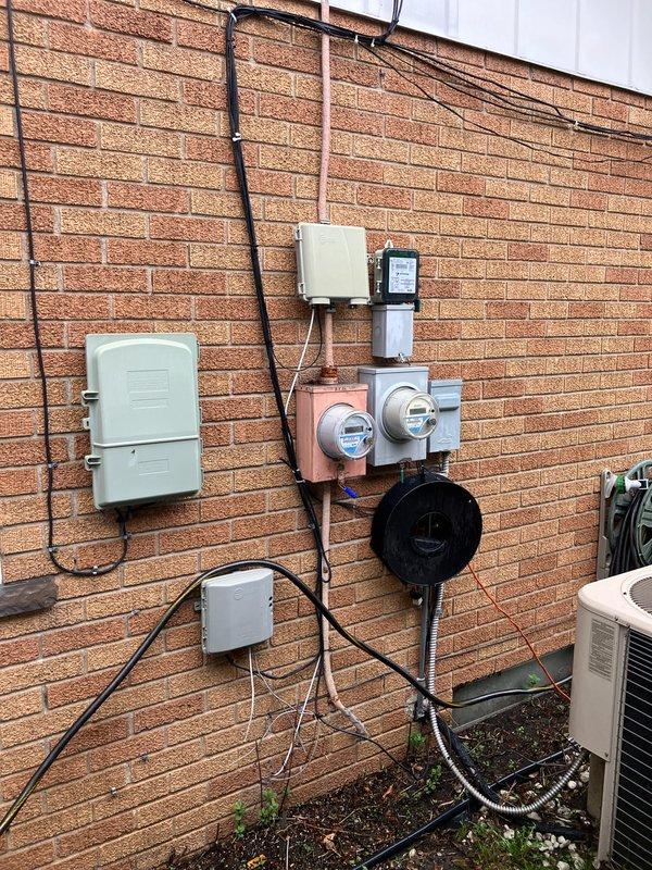 Conducted comprehensive estimate for complete HVAC system replacement on 1995 installation. Furnace evaluation revealed elevated carbon monoxide levels at 300ppm in exhaust, though no visible cracks or corrosion were detected in heat exchanger. Air conditioning unit diagnosed with low refrigerant charge of R-22, indicating potential leak in aging system given refrigerant phase-out. Documentation and photographic evidence captured of existing exterior equipment installation and utility connections for replacement planning purposes.