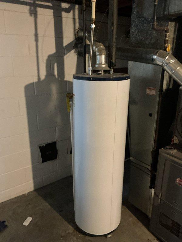 Responded to service call for Honeywell gas water heater with pilot light malfunction. Upon arrival, performed diagnostic inspection of the tank-style water heater located in basement mechanical room. Inspected pilot assembly, thermocouple, gas control valve, and burner components to identify cause of pilot light failure. Tested gas supply line pressure and verified proper ventilation. Cleaned pilot orifice and burner assembly of debris and carbon buildup. Checked thermocouple positioning and electrical continuity to ensure proper flame sensing. Adjusted pilot flame height to manufacturer specifications and verified main burner ignition sequence. Tested temperature and pressure relief valve operation and confirmed all safety controls functioning correctly. Verified water heater returned to normal operation with pilot light remaining lit and main burner cycling properly. Unit left in safe operating condition.
