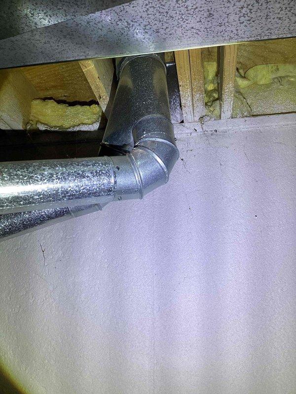 Conducted comprehensive estimate for complete HVAC system replacement of 22-year-old air conditioning unit located in backyard and furnace system in basement. Performed thorough inspection and documentation of existing equipment, including air handler unit with connected ductwork and associated components. Evaluated current system configuration, duct connections, and installation parameters to develop accurate replacement specifications for both heating and cooling systems.