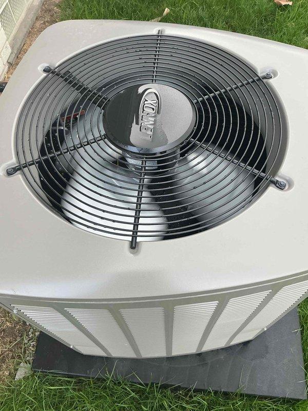 Responded to service call regarding thermostat operation issue where air conditioning system could not be activated. Upon arrival, evaluated 4-month-old touchscreen thermostat control panel and verified proper configuration settings for single-stage AC unit with bypass humidifier. Provided customer education on thermostat interface navigation and proper operation procedures to enable cooling mode. Inspected outdoor condensing unit to confirm equipment was operational and ready for system activation. Customer instructed on correct menu selections and system controls for future AC operation.