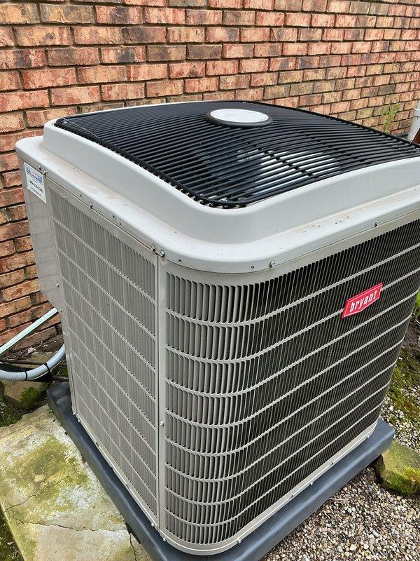 Completed comprehensive air conditioning tune-up and inspection on a 9-year-old Bryant residential cooling system with air handler located in basement. Performed standard preventive maintenance protocol including visual inspection of outdoor condenser unit, verified proper operation of all components, and assessed overall system condition. Unit found to be operating within normal parameters with no immediate service concerns identified at time of inspection.