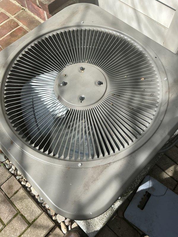 Completed comprehensive Gold AC inspection on 3-year-old residential HVAC system with air handler located in basement. Thoroughly inspected indoor air handler unit, ductwork connections, electrical components, and outdoor condenser unit including fan assembly and coil condition. Confirmed system operational status, verified proper airflow through condenser fan blades, checked electrical connections at junction box, and ensured surrounding area clear of debris for optimal performance. Successfully renewed maintenance plan on-site with homeowner following complete system evaluation.